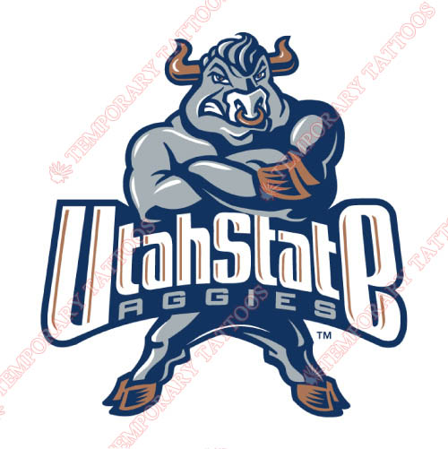 Utah State Aggies Customize Temporary Tattoos Stickers NO.6740